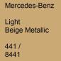 Preview: Mercedes-Benz, Light Beige Metallic, 441 / 8441.